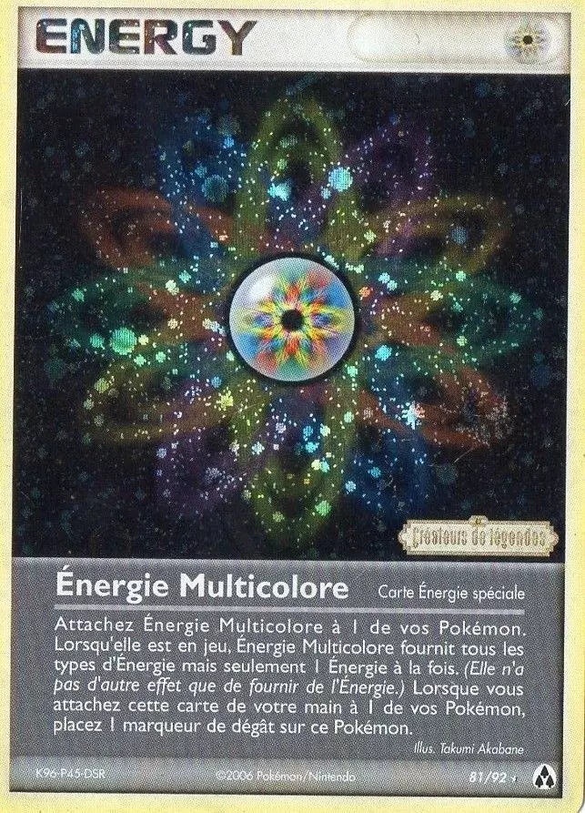 Créateurs de Légendes - Énergie multicolore holographique Logo