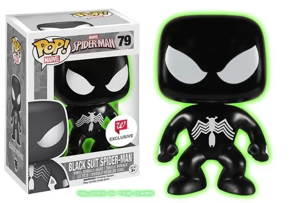 POP! MARVEL - Spider-Man - Black Suit Spider-Man Glow In The Dark