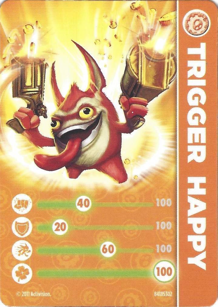 Trigger Happy Skylanders Spyro S Adventures Cards