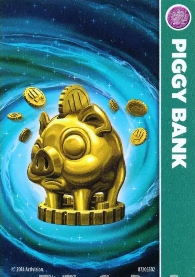 Cartes Skylanders Trap Team - Piggy Bank