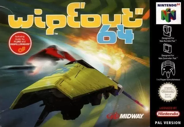 Jeux Nintendo 64 - WipeOut 64