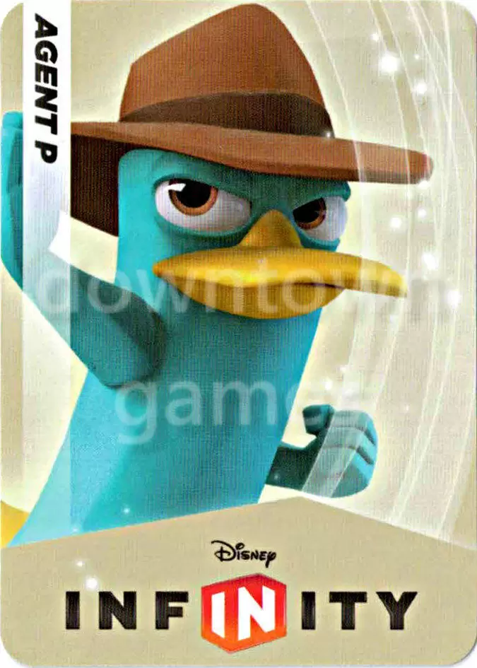 Disney Infinity 1.0 Cards - Agent P Infinity