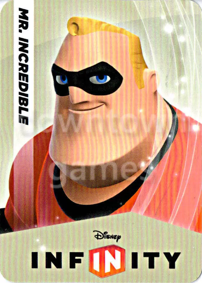 Disney Infinity 1.0 Cards - Mr Incredible Infinity