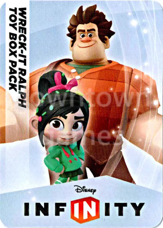 Disney Infinity 1.0 Cards - Wrech it Ralph toy box pack