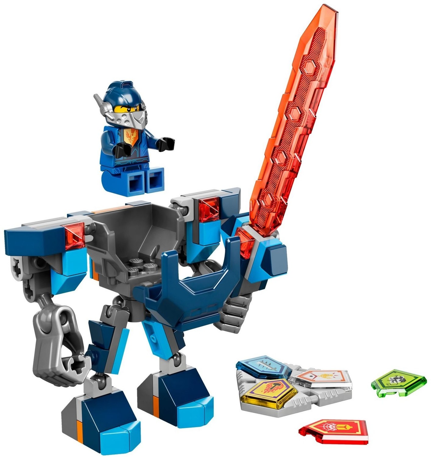 lego nexo knights clay mech