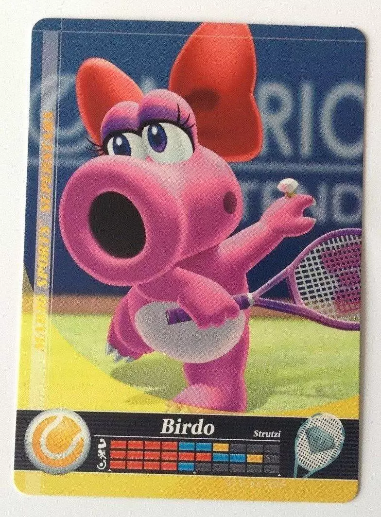 Cartes Mario Sports Superstars - Amiibo - Birdo (Tennis)
