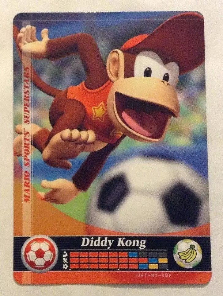Mario Sports Superstars Cards - Amiibo - Diddy Kong (Soccer)