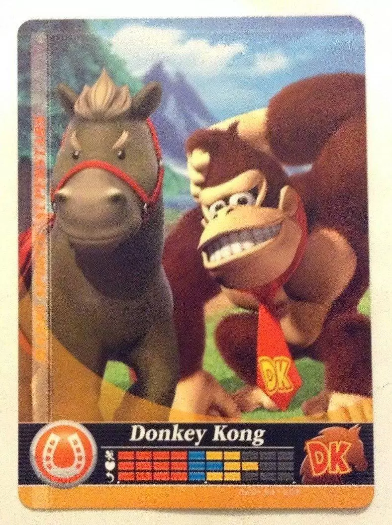 Mario Sports Superstars Cards - Amiibo - Donkey Kong (Horse Racing)