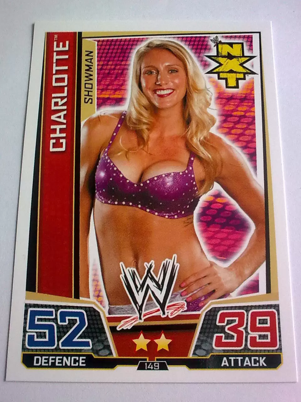 WWE Slam Attax Superstars Trading Cards - Charlotte