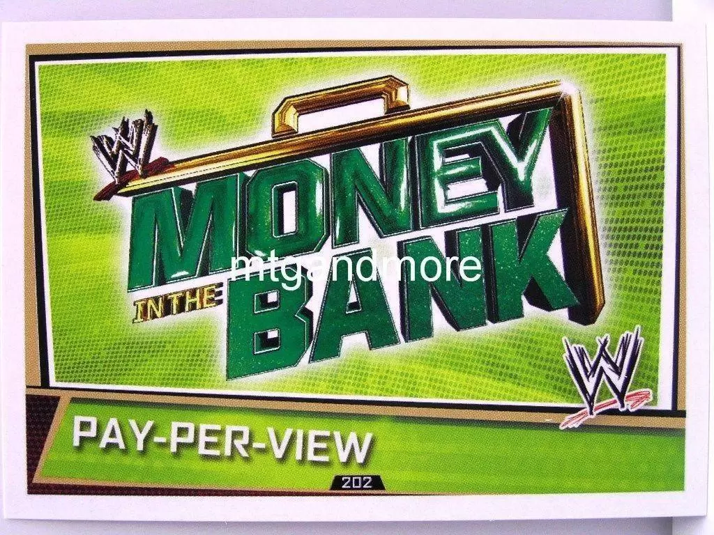 WWE Slam Attax Superstars Trading Cards - Money in the Bank