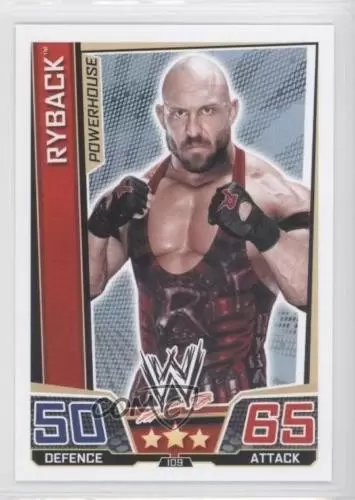 WWE Slam Attax Superstars Trading Cards - Ryback