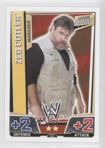 WWE Slam Attax Superstars Trading Cards - Zeb Cotler