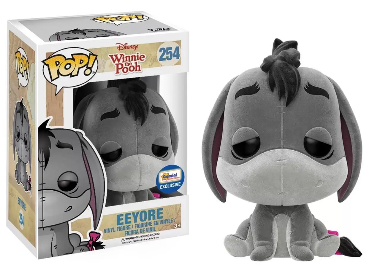 POP! Disney - Winnie The Pooh - Eeyore Gray Flocked