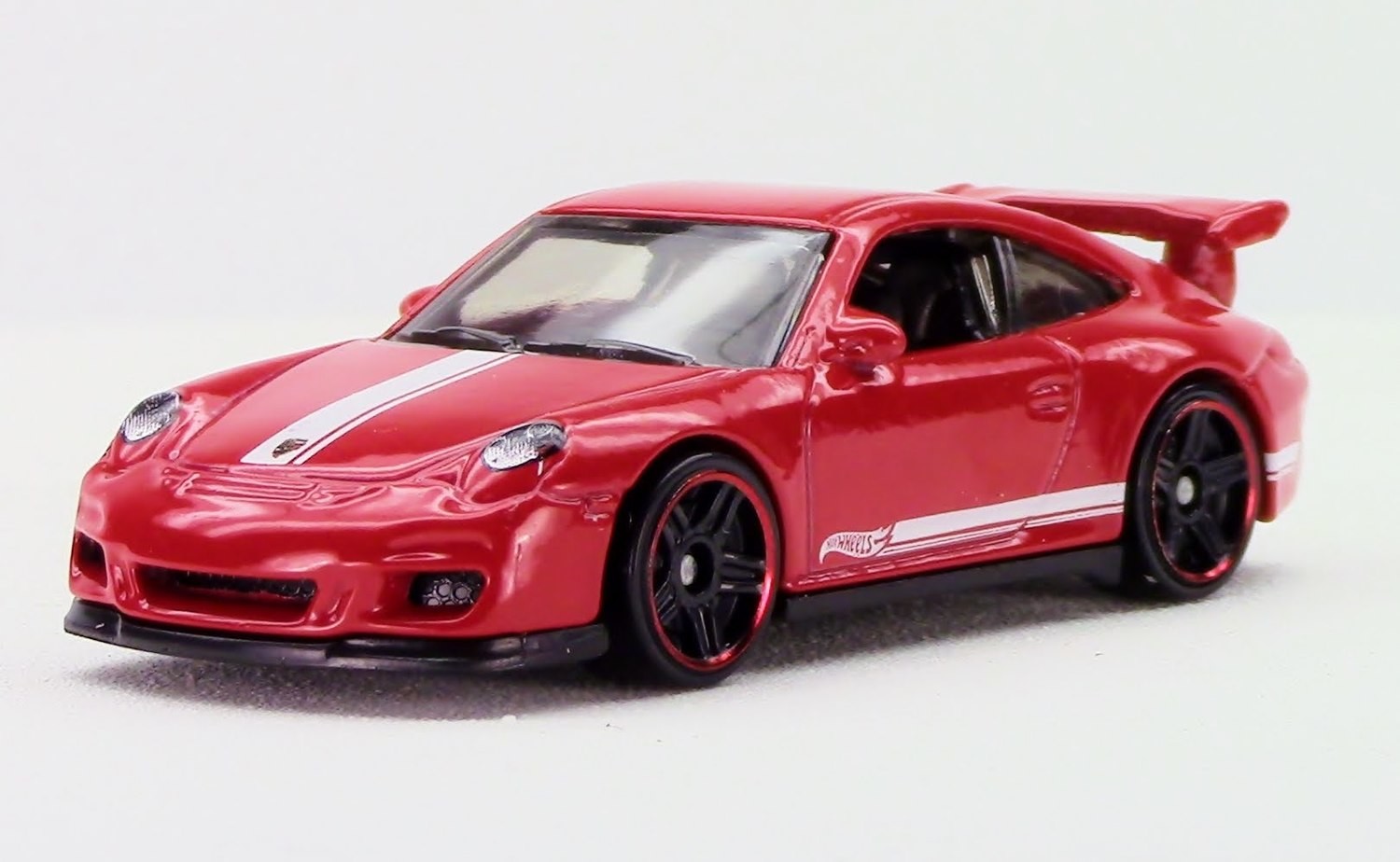 Hot Wheels Porsche 911 GT3 Cup w// red spoiler White