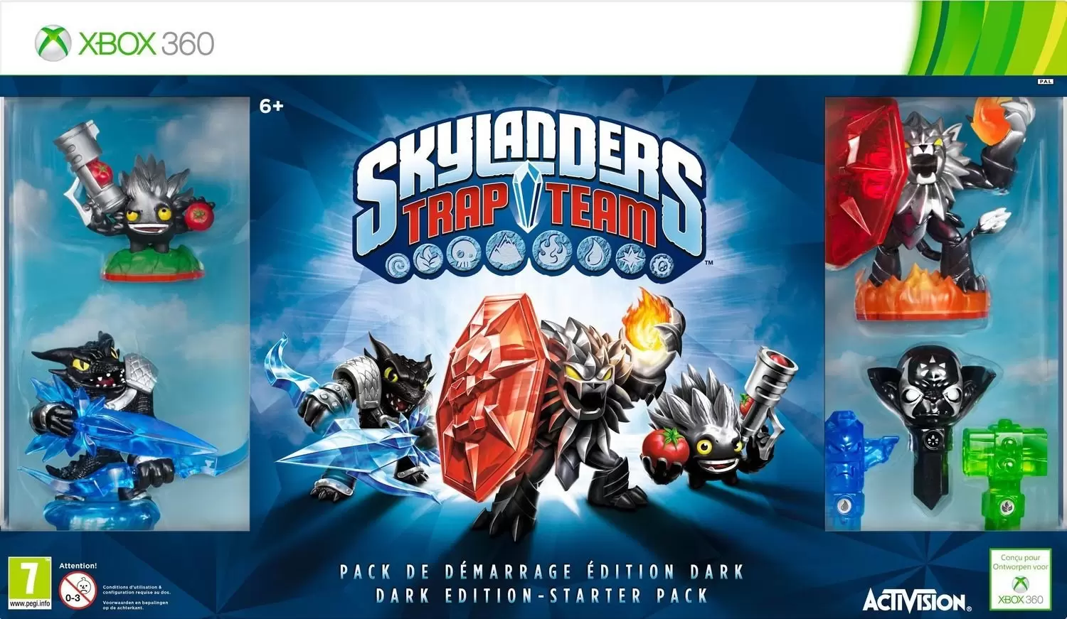 Jeux XBOX 360 - Skylanders Trap Team Dark Edition