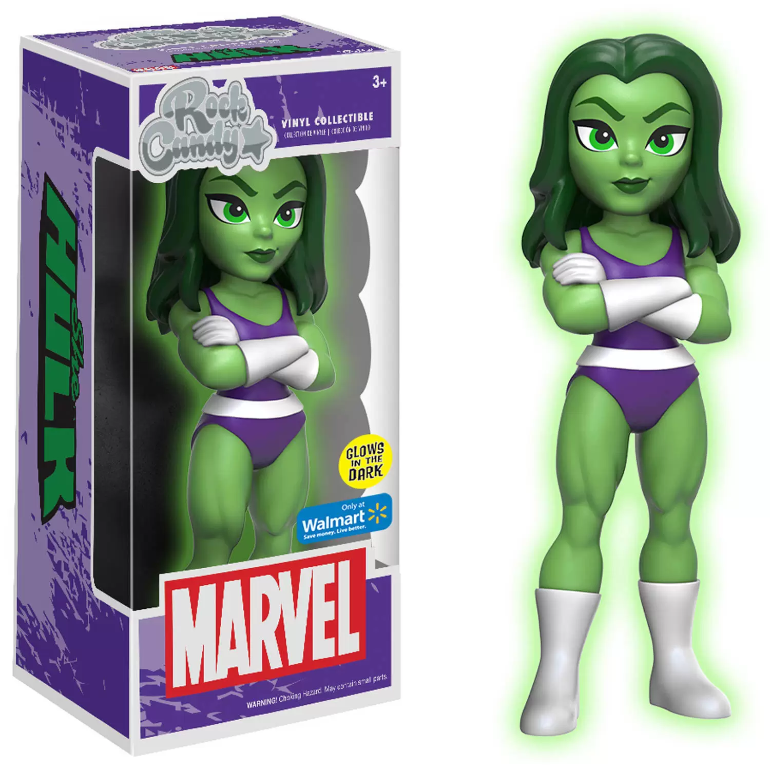 Rock Candy - Marvel - She-Hulk Glows In The Dark