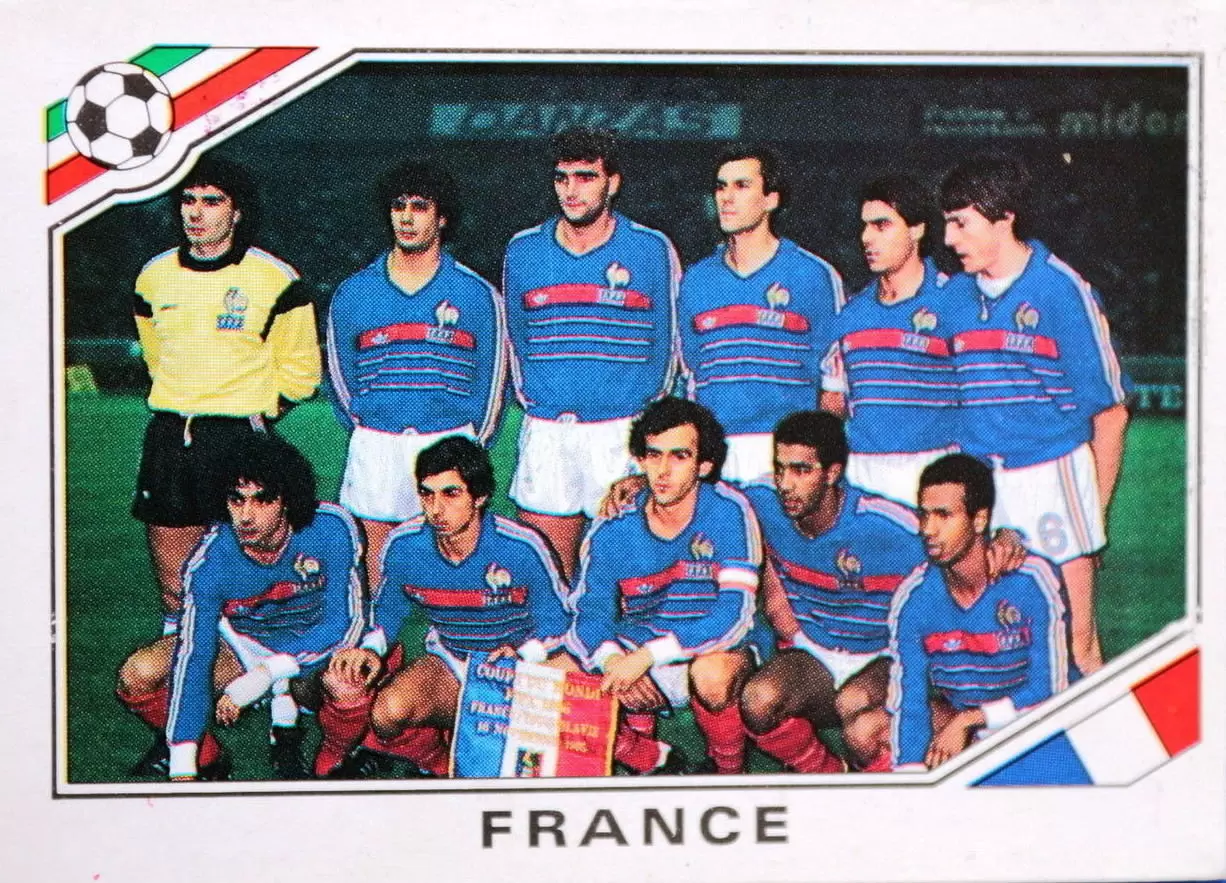 Mexico 86 World Cup - Team France - France