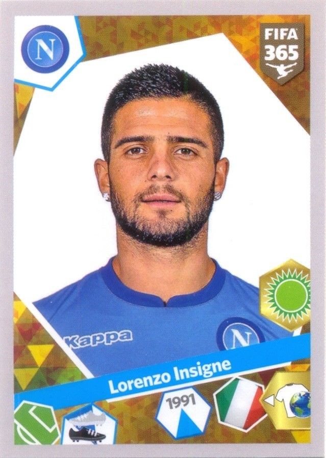 Lorenzo Insigne - SSC Napoli - Fifa 365 2018 sticker 362