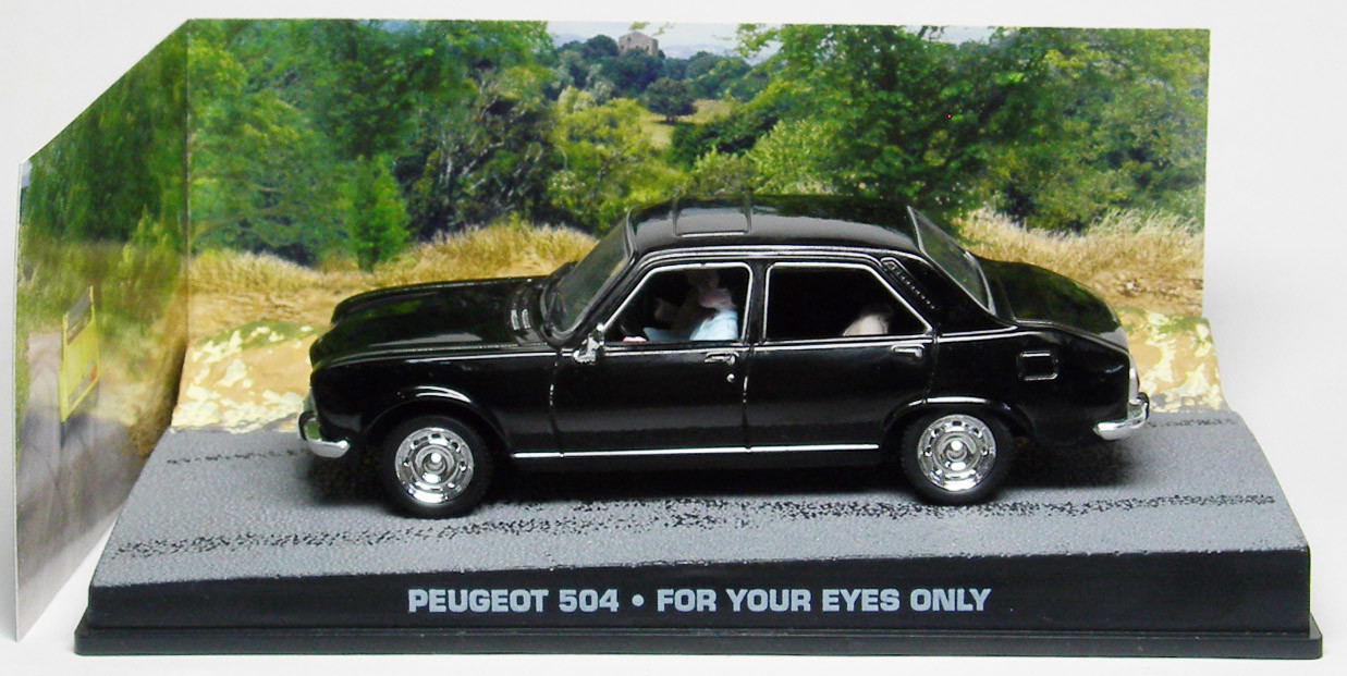 Peugeot 504 - modèle Les voitures de James Bond 007