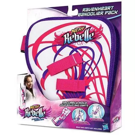 Nerf Rebelle - Ravenheart Bandolier Pack White and Pink
