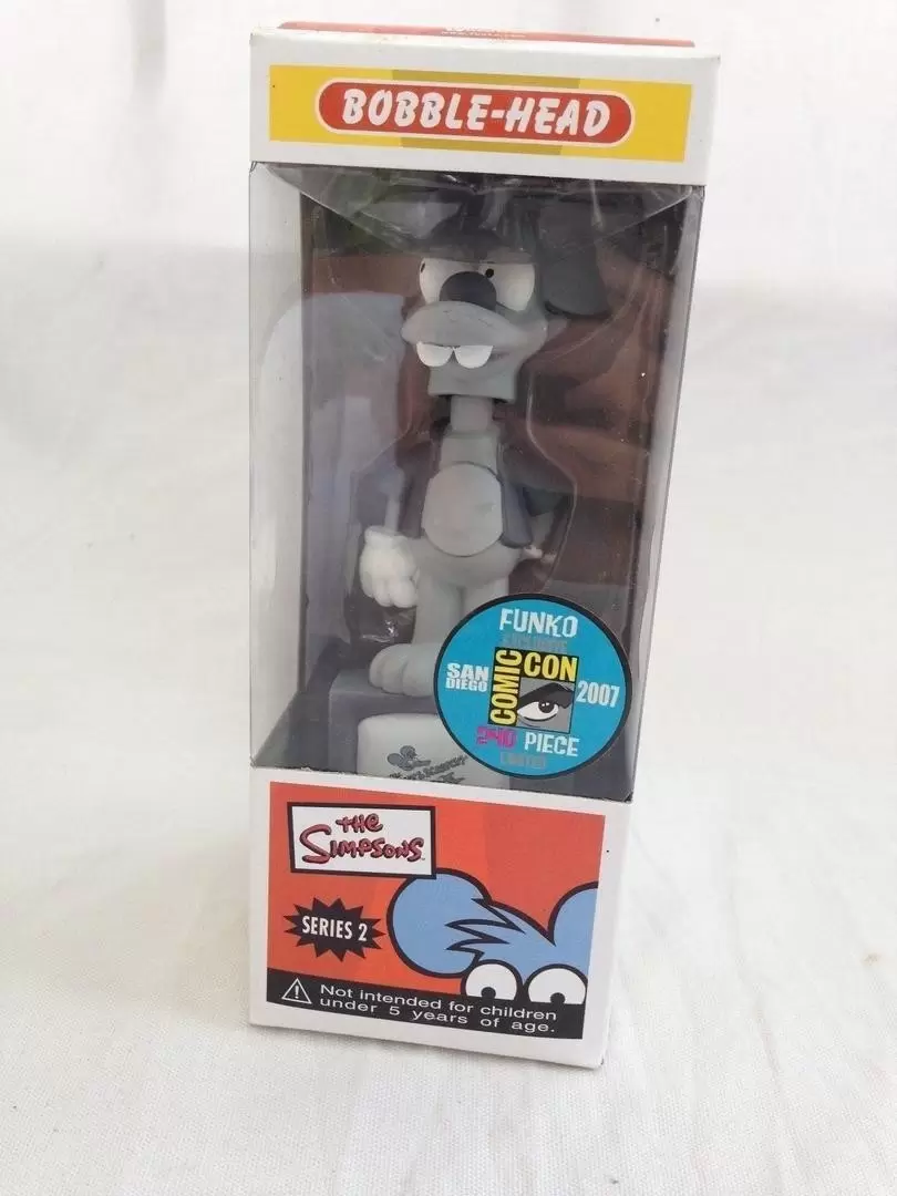 Wacky Wobbler Cartoons - The Simpsons - Series 2 - Itchy Black & White