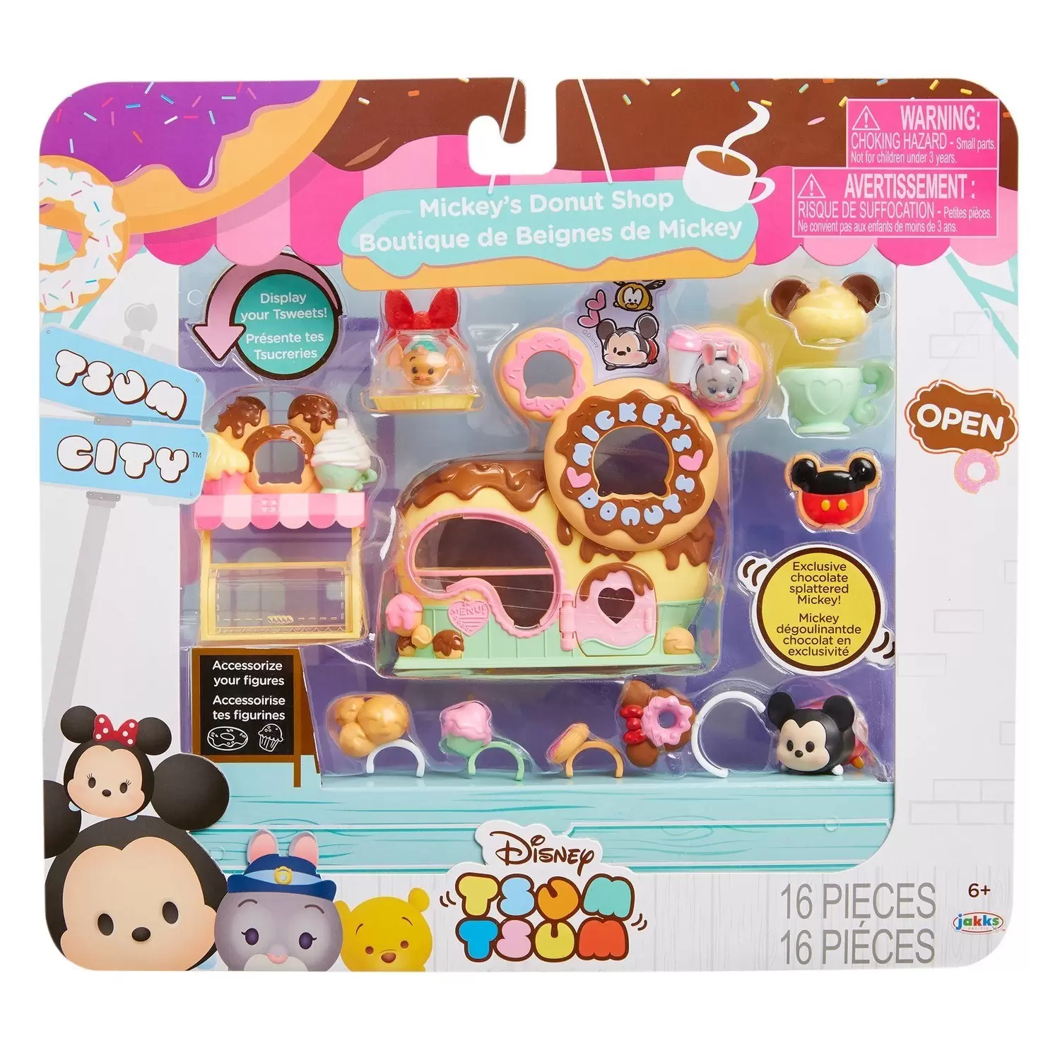 Tsum Tsum Jakks Pacific Exclusive And Sets - Mickey\'s Donut Shop