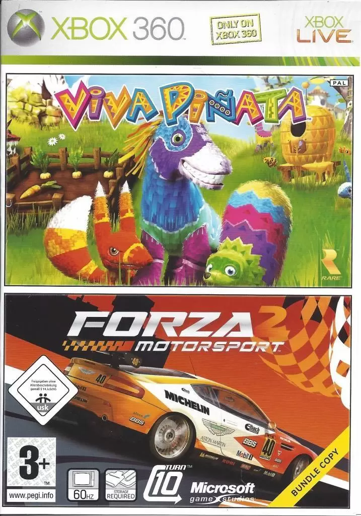 Jeux XBOX 360 - Viva Pinata / Forza 2 Bundle Copy