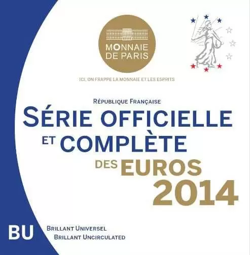 Coffrets Euros France Brillant Universel - Coffret €uros 2014 France Brillant Universel