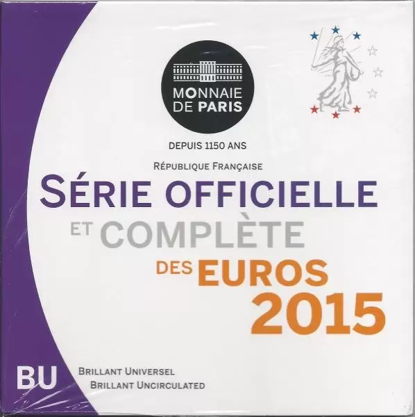 Coffrets Euros France Brillant Universel - Coffret €uros 2015 France Brillant Universel