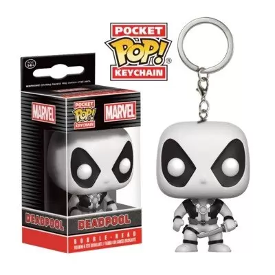 Marvel - POP! Keychain - Marvel - Deadpool White