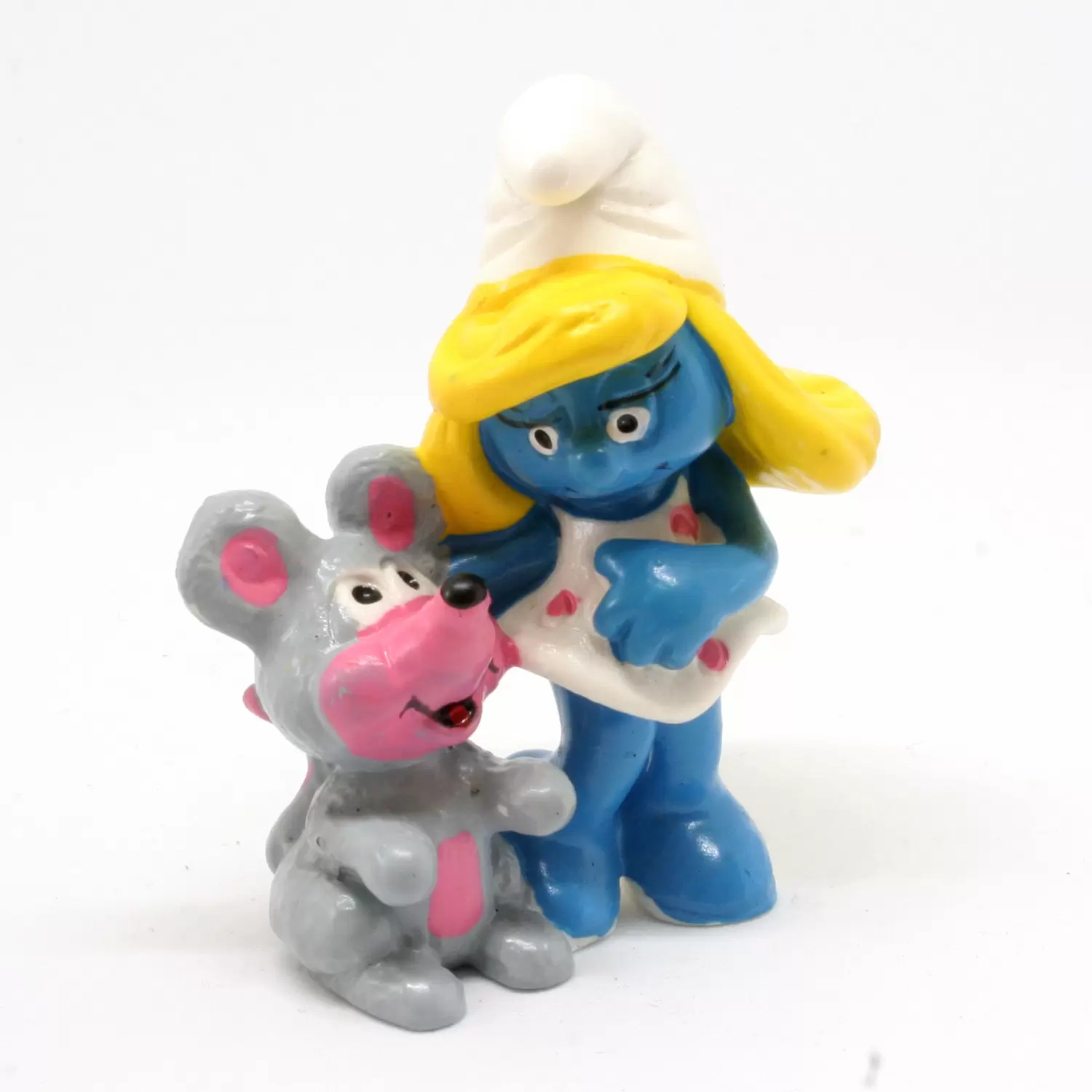 Smurfs figures Schleich - Smurfette and mouse