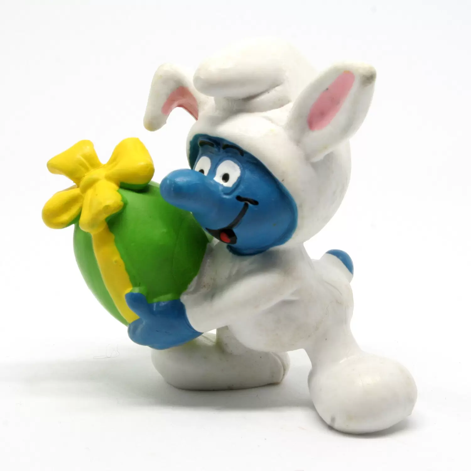 Figurines Schtroumpfs Schleich - Schtroumpf déguisé en lapin de Pâques