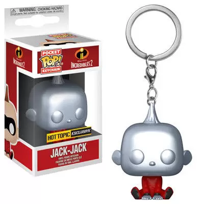 Disney - POP! Keychain - The Incredibles - Jack-Jack Chrome