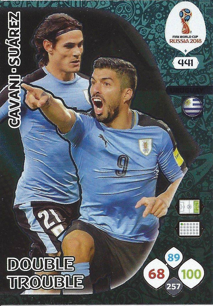 Edinson Cavani / Luis Suárez - Uruguay - carte 441 Russia ...