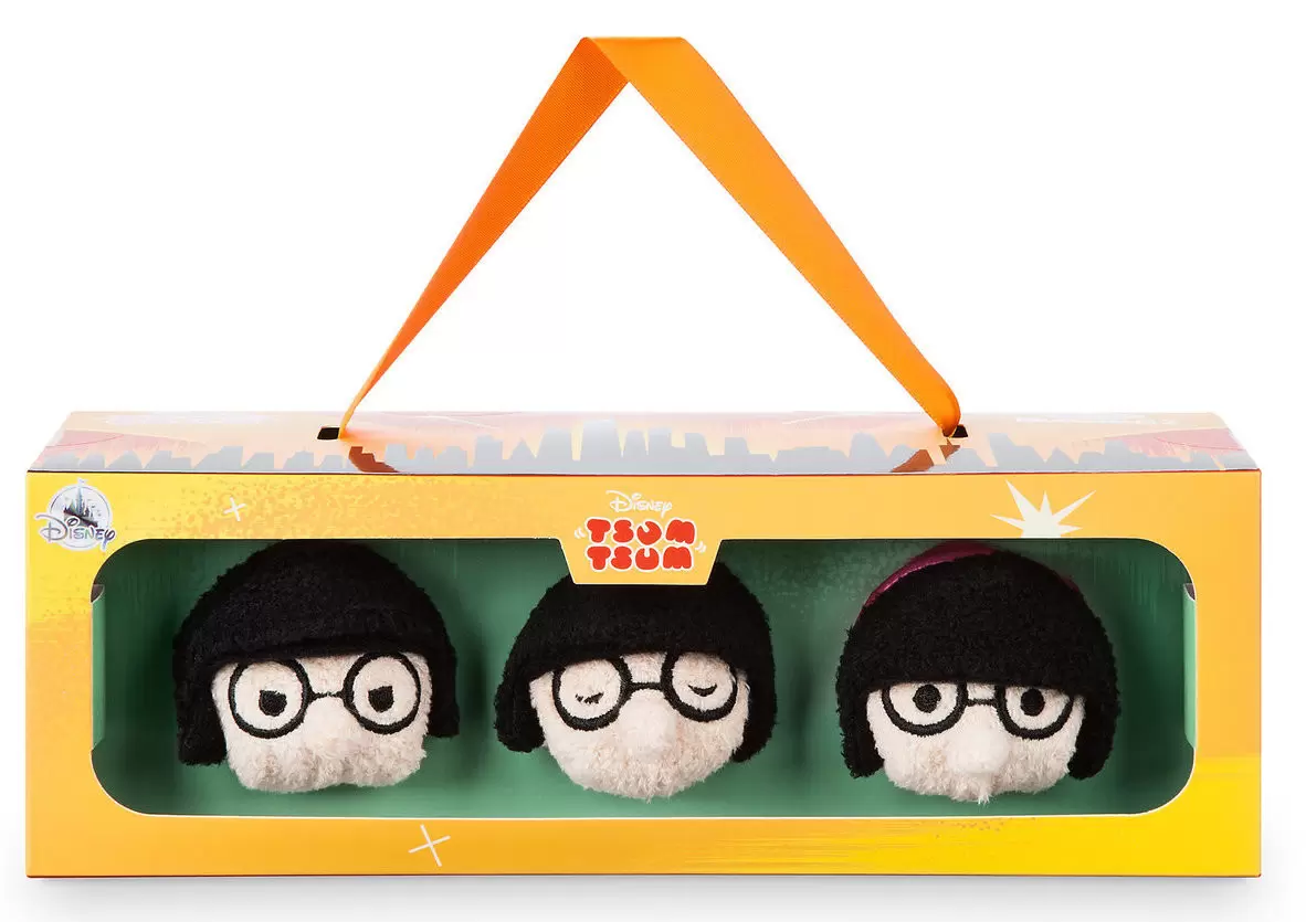 Tsum Tsum Plush Bag And Box Sets - The Incredibles 2 - Edna Mode 3 Pack