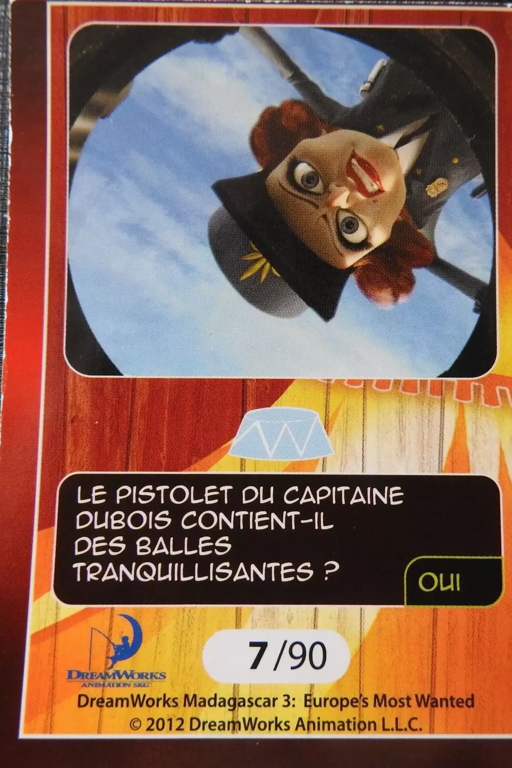 Le Collector Madagascar 3 (CORA / Match) - DUBOIS - Question 3