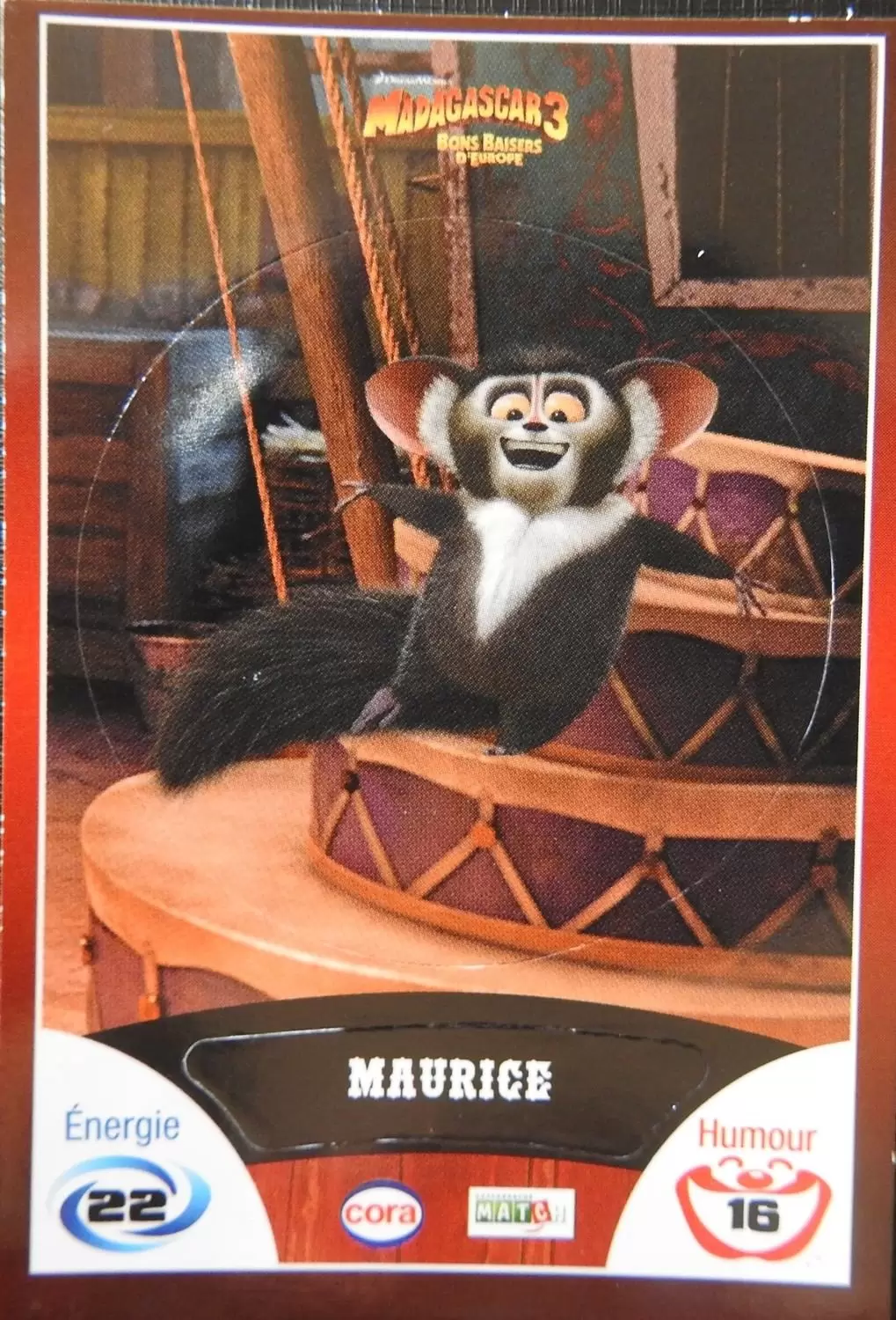 Le Collector Madagascar 3 (CORA / Match) - MAURICE - Code