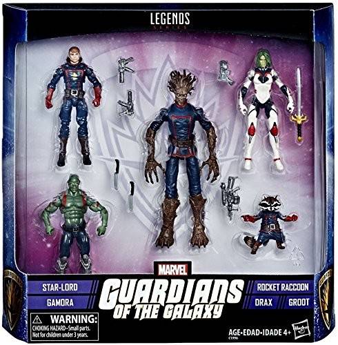 Guardians of the Galaxy Action Figures Star-Lord Groot Rocket Raccoon Gamora