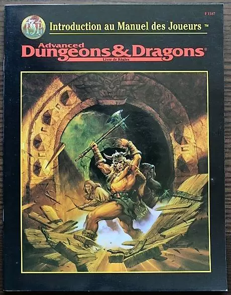 Advanced Dungeons & Dragons - 2ème édition - Introduction au manuel des joueurs