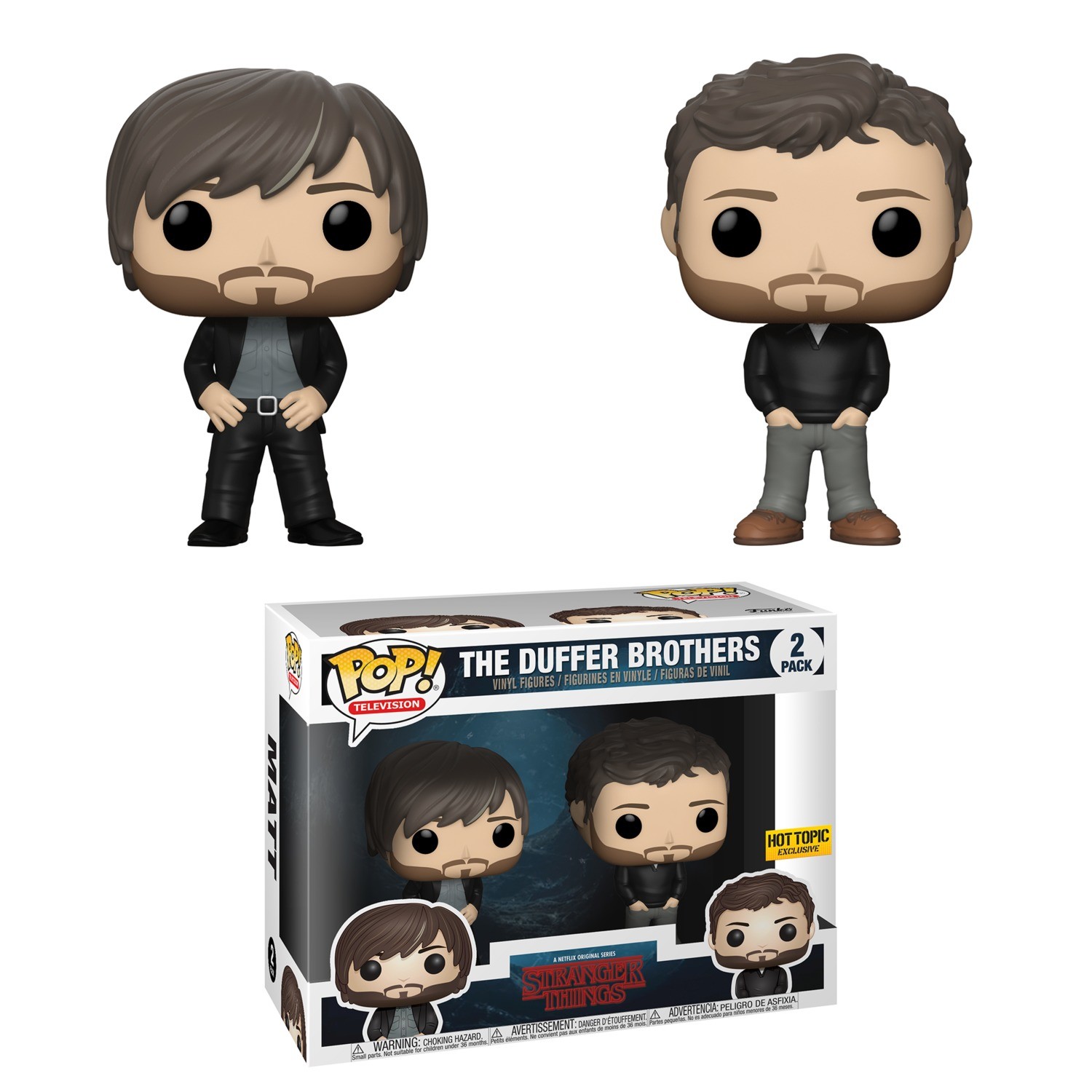 Stranger Things The Duffer Brothers 2 Pack Pop Television