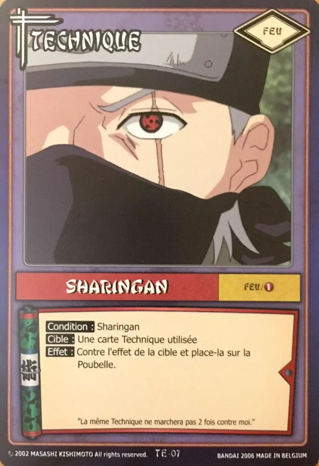 Cartes Naruto Série 01 - Sharingan