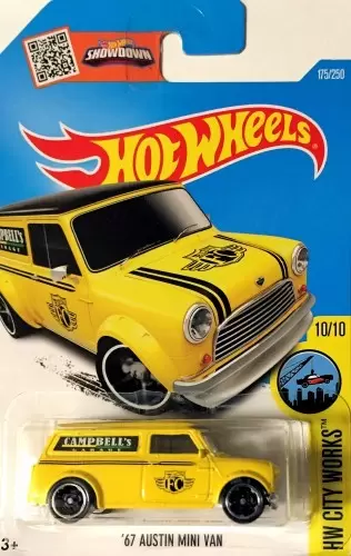 Mainline Hot Wheels - 67 Austin mini van HW City Works
