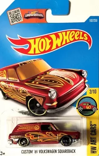 Mainline Hot Wheels - Custom \'69 VW Squareback HW Art Cars
