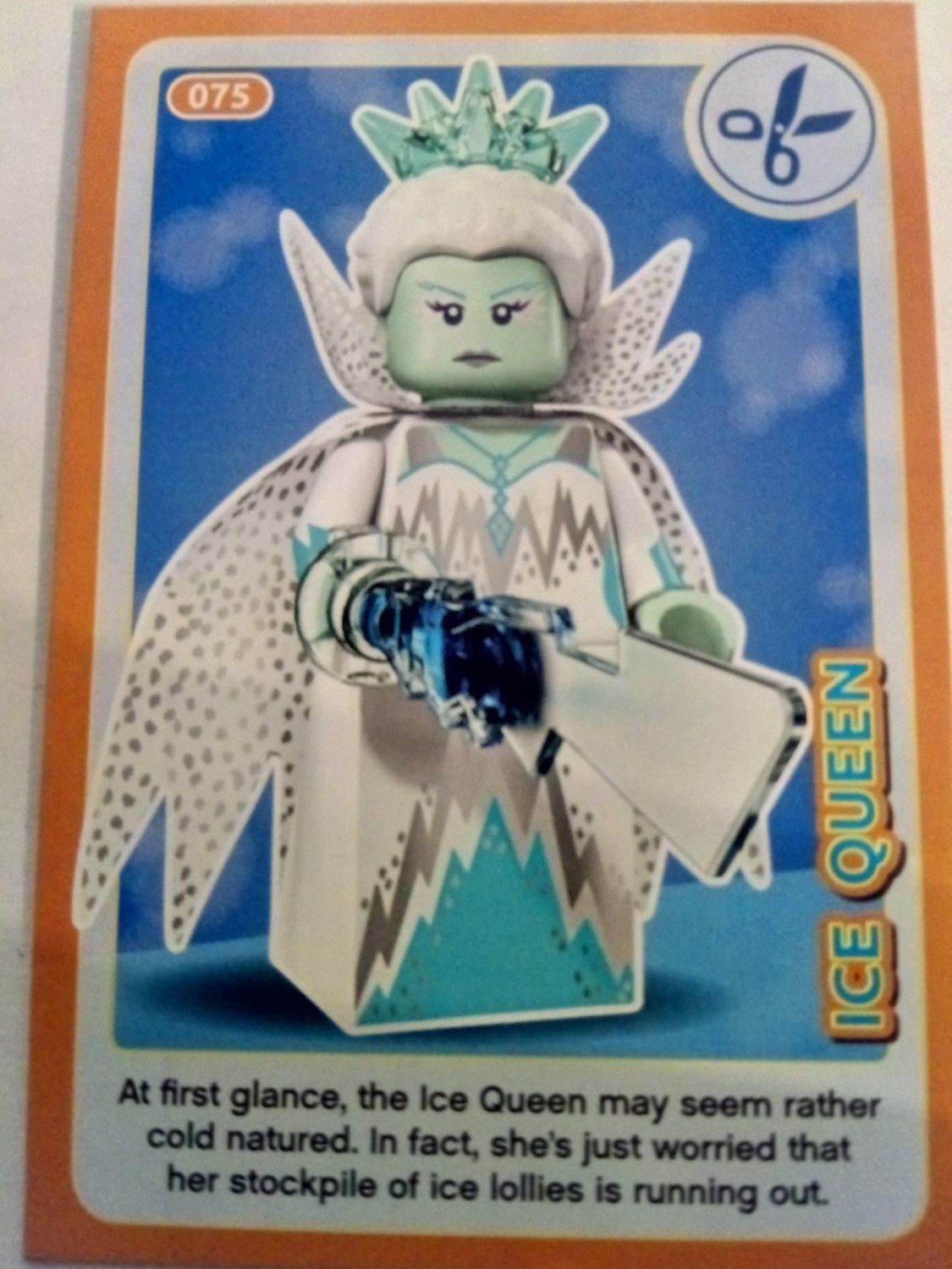 Ice Queen Sainsburys Lego Incredible Inventions 2018 Card 0075