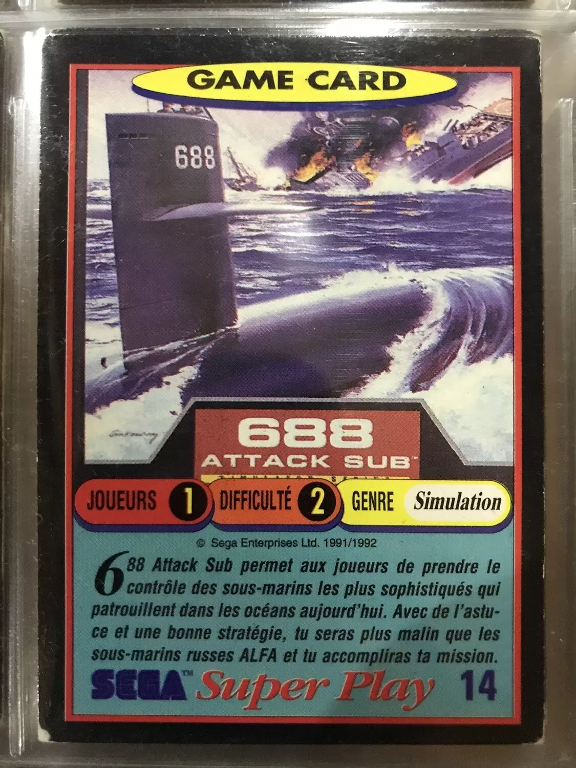 Sega Super Play - 688 Attack Sub