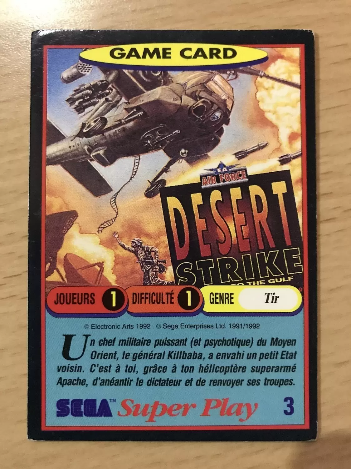 Sega Super Play - Desert Strike