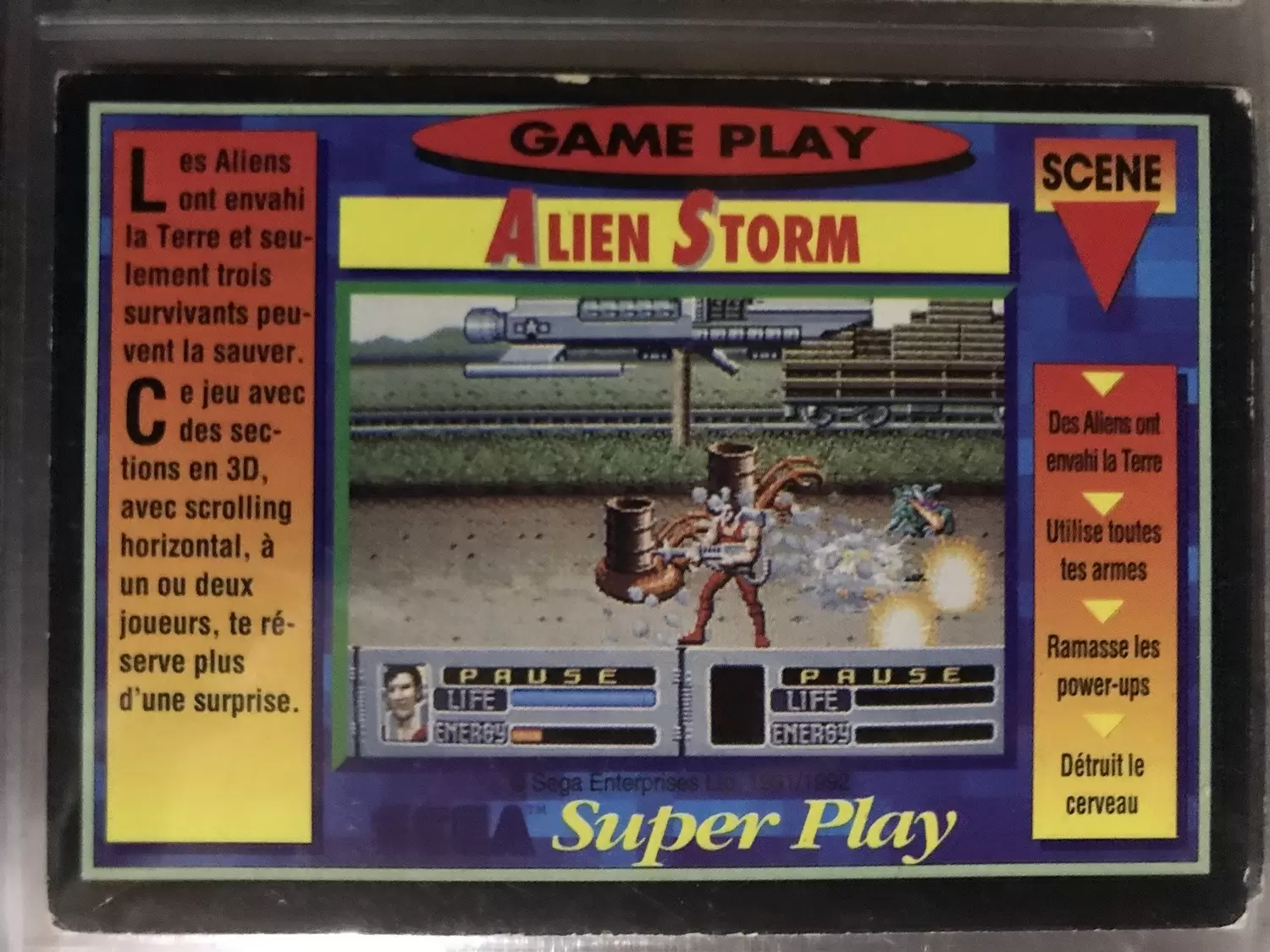 Sega Super Play - Alien Storm