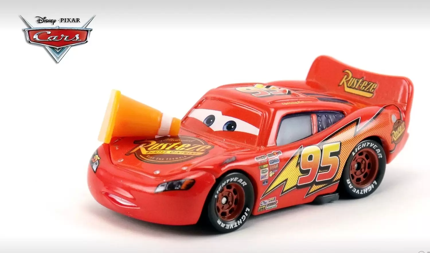 Cars 1 models - Lightning McQueen with Cone