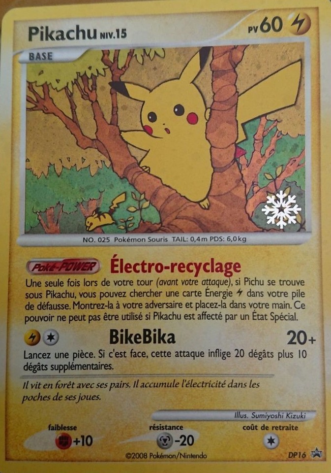 Pikachu Carte Pokemon Dp16 Calendrier De L Avent 24 Cartes Avec Flocon