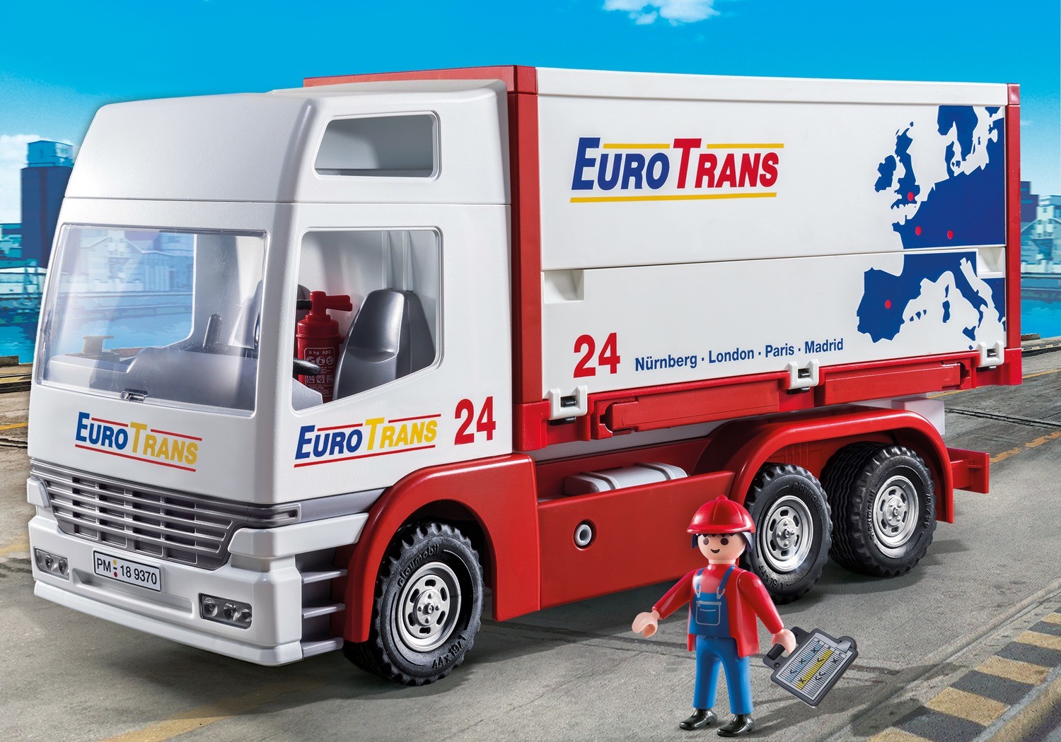 playmobil eurotrans truck